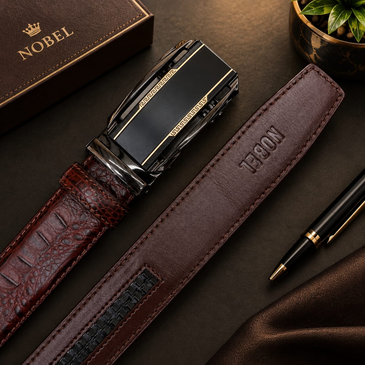 Heritage Burgundy Belt  ZSB-1