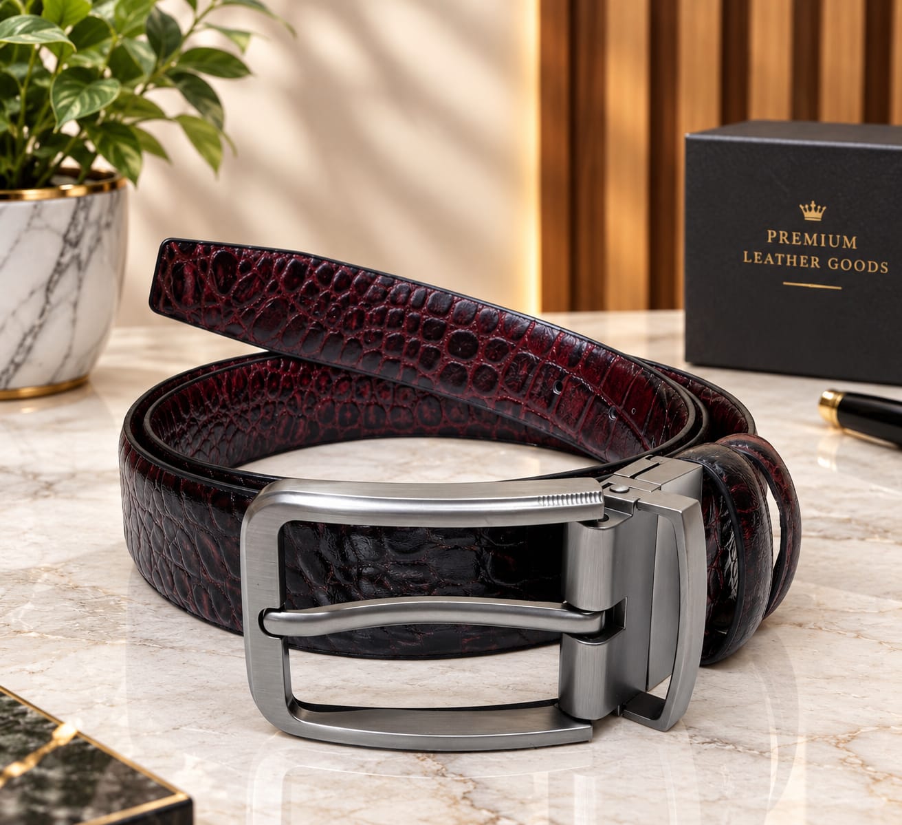 Royal Croco Belt ZSB-10